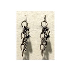 New Henri Bendel's Multi-Chain and Crystal Earrings